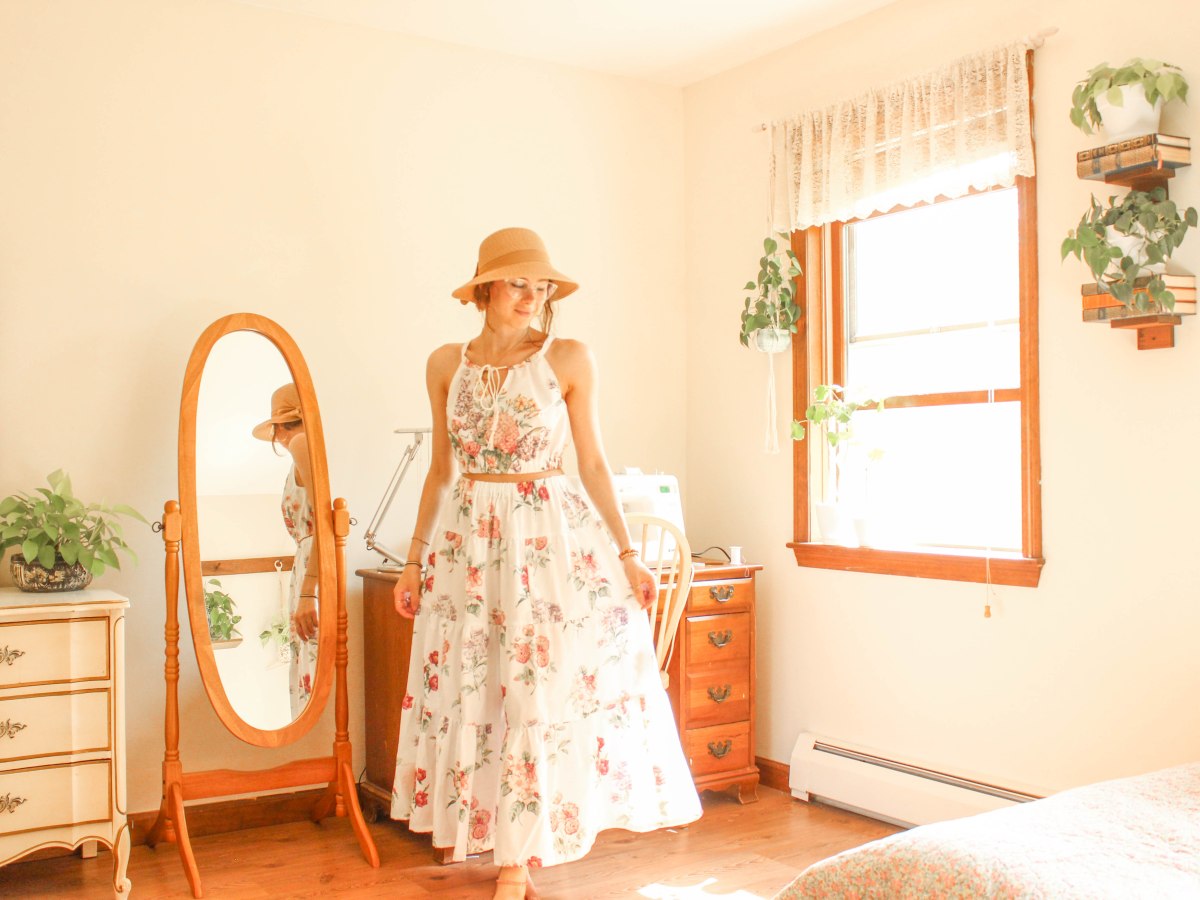DIY tiered maxi&nbsp;skirt