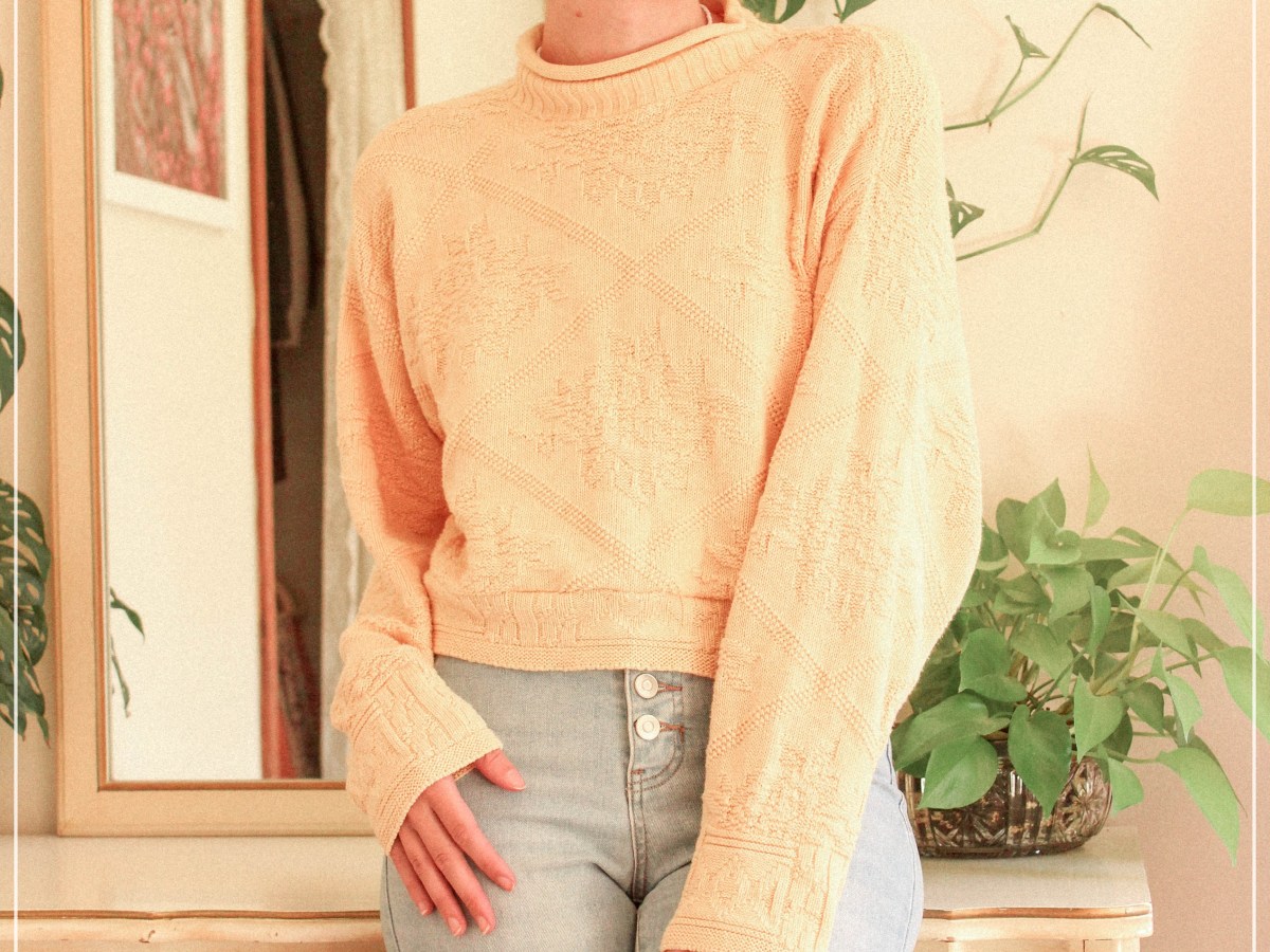 cropped sweater (DIY)