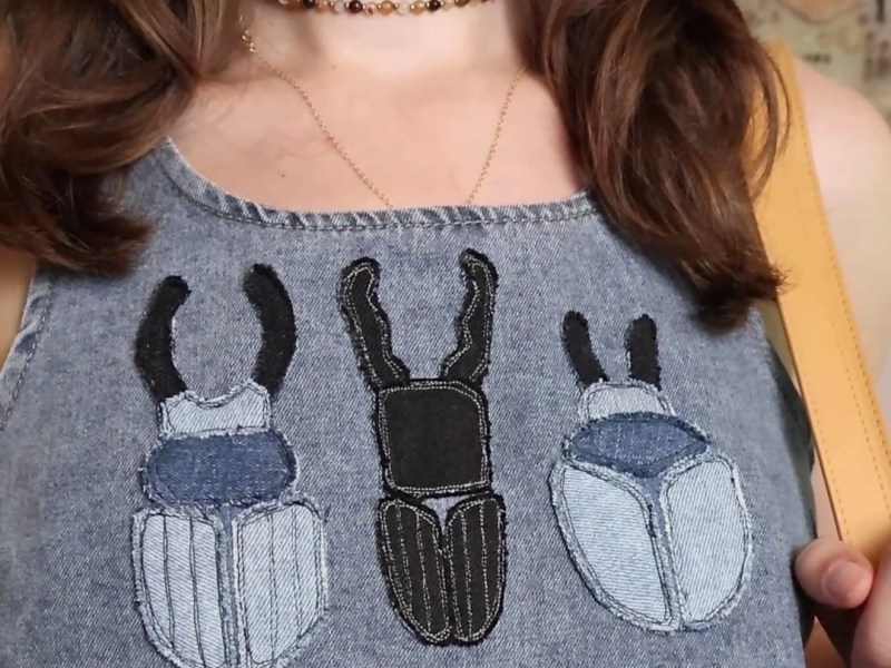 DIY recycled denim&nbsp;patches